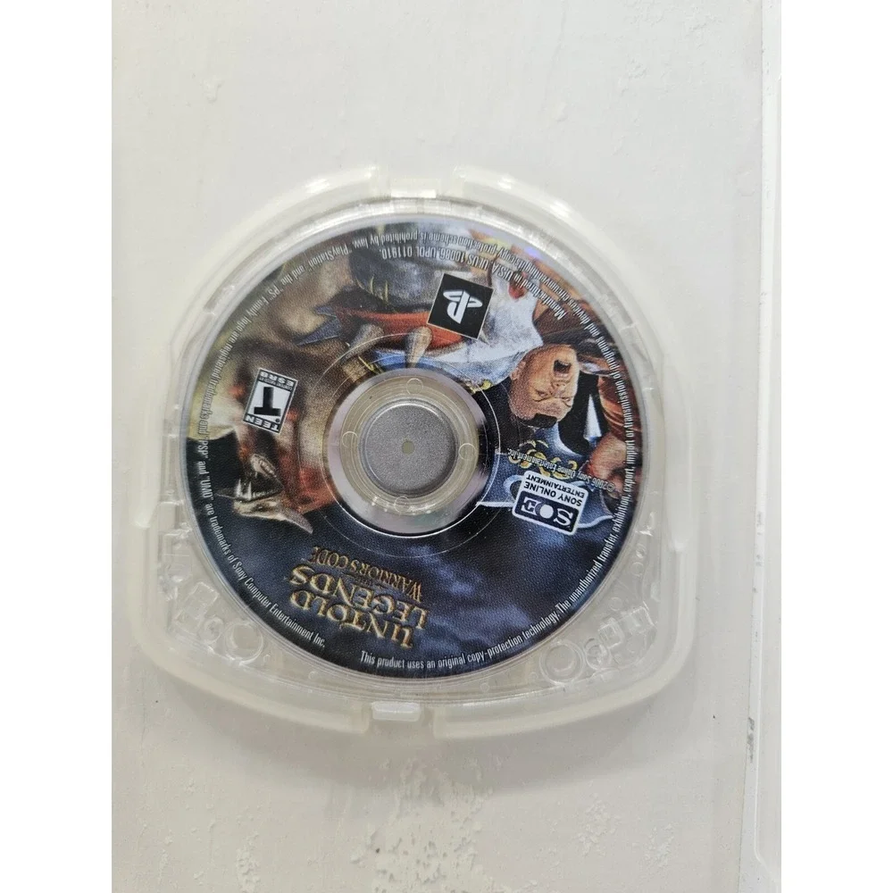 Untold Legends: The Warriors Code‎ Sony PlayStation Portable PSP No Booklet